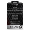 Ouch! Bijou anal Heart Gem L 8 x 4cm Argenté-Rose